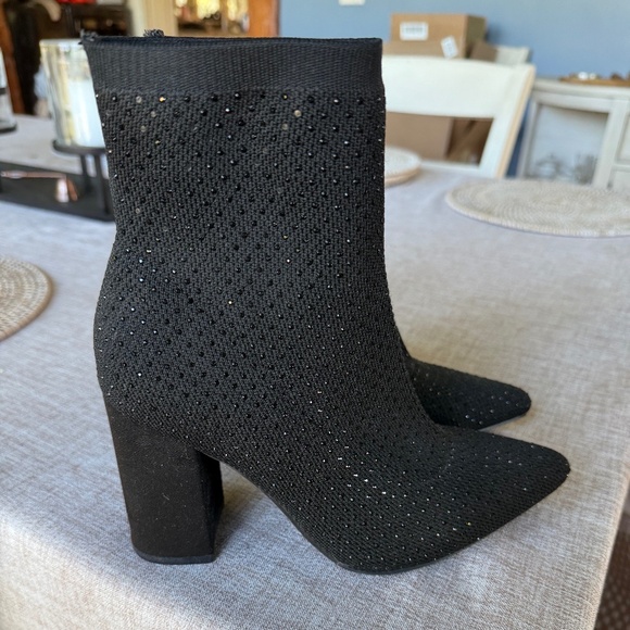 Mia Crystal Studded Boots- Brand New - Picture 1 of 5